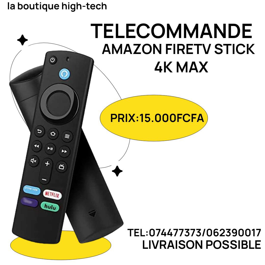 Telecommande Amazon Fire TV stick MAX