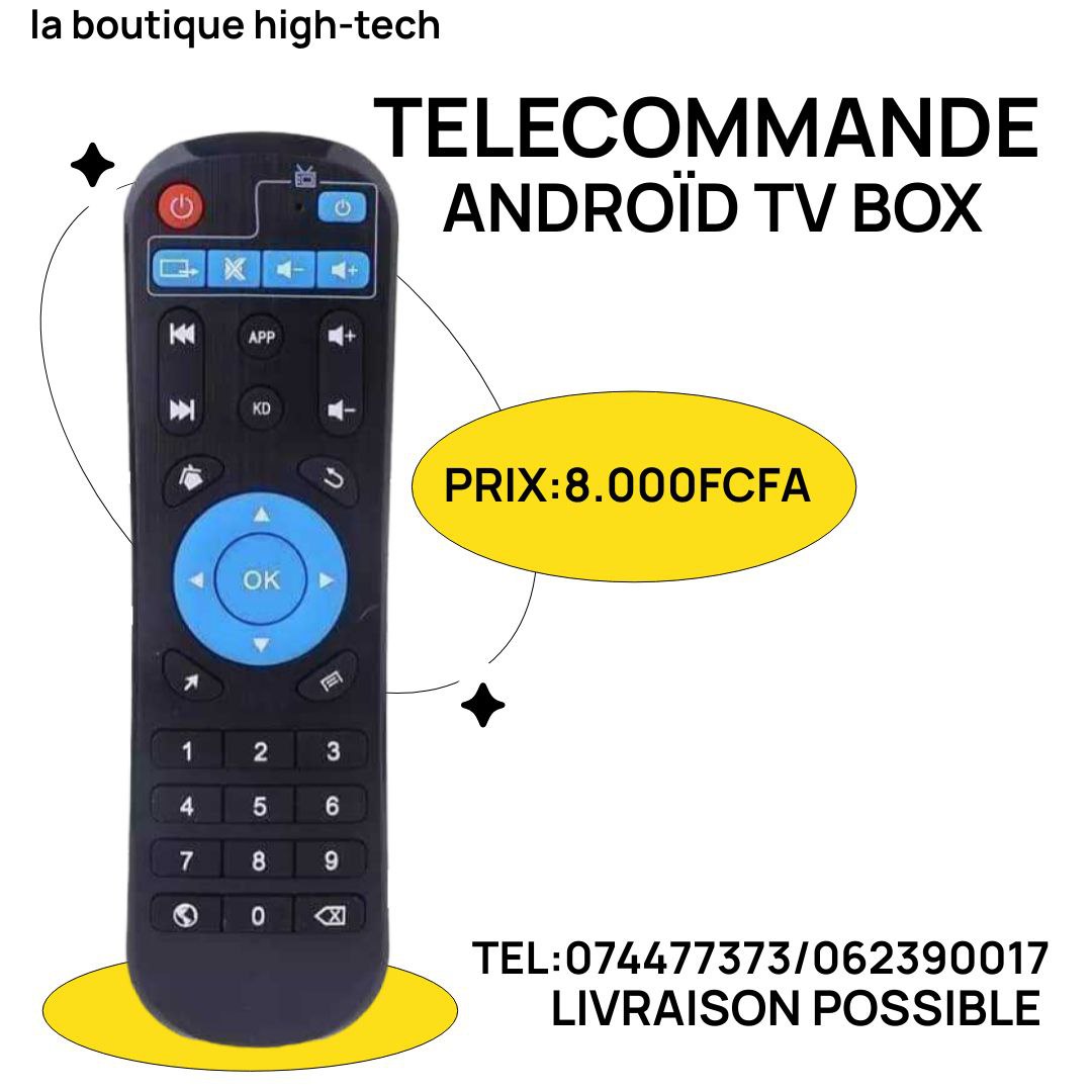 Telecommnde Androi TV Box