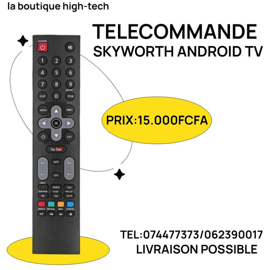Telecommande Skyworth Android TV