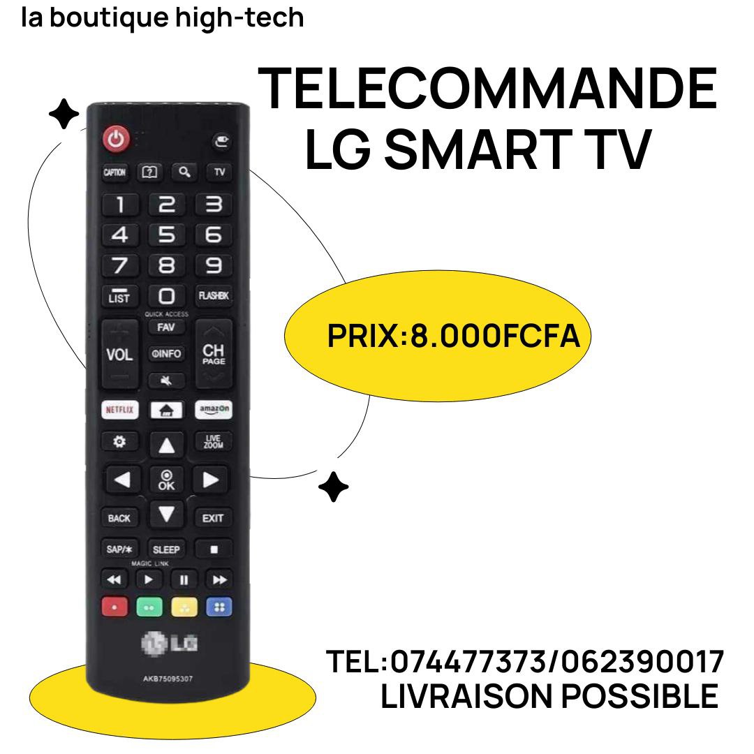 Telecommmande LG Smart