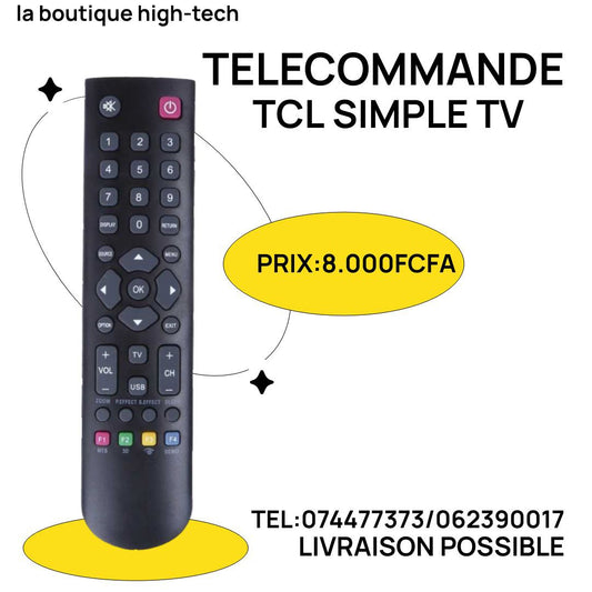Telecommande TCL simple TV