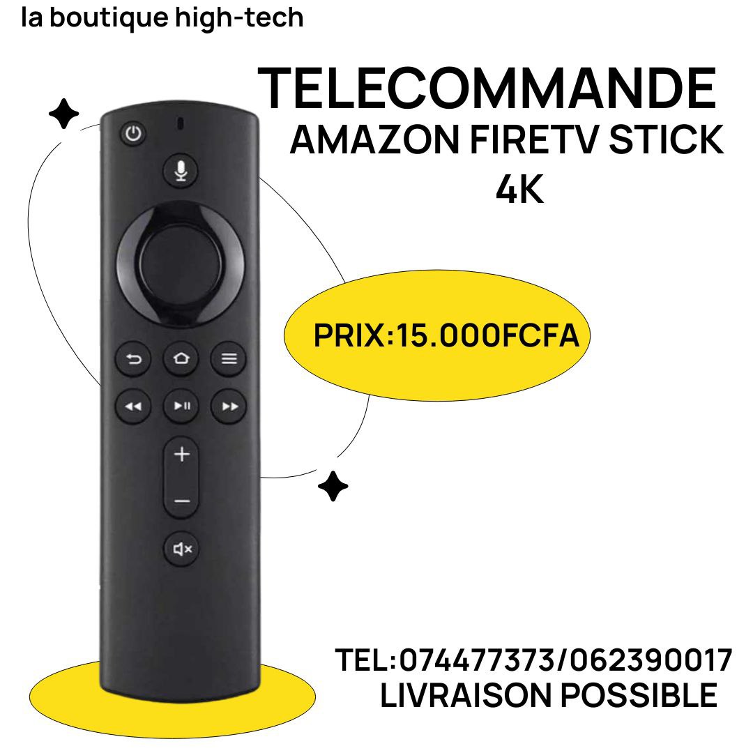 Telecommande Amazon Fire TV Stick 4K
