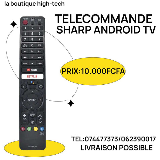 Telecommande Sharp Android TV